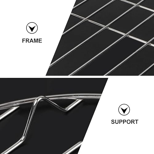 Miniatura 5 de KJHBV Estufa de cocina al aire libre Pan de pollo Olla de presión de acero Estante de vapor de metal Estante de vapor de alimentos Estante de