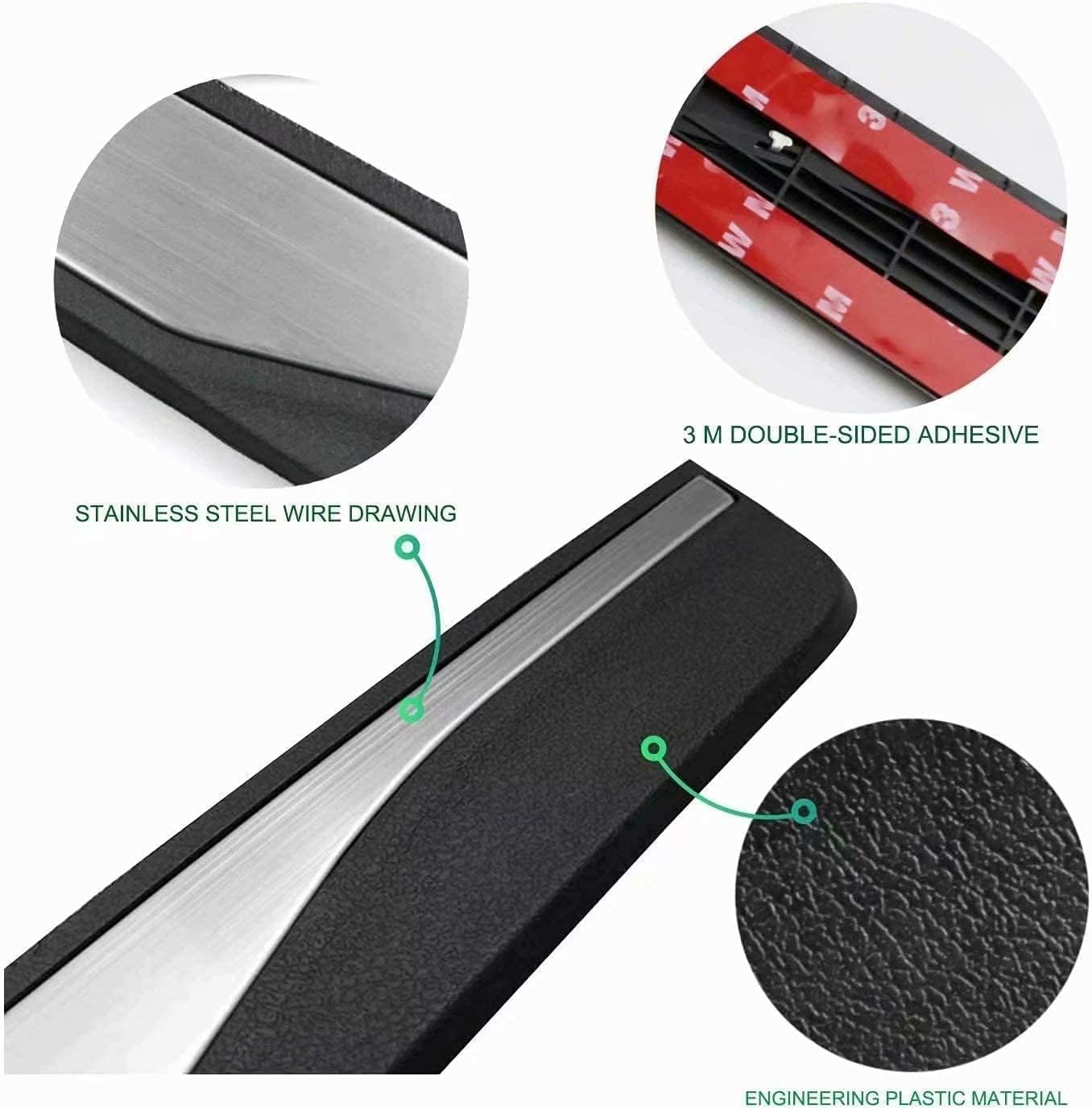 Protection Seuil De Porte Ford Kuga 3 ST-Line Vignale 2019-2024 - Bande Acier Inoxydable Anti-Rayures 4 Pièces