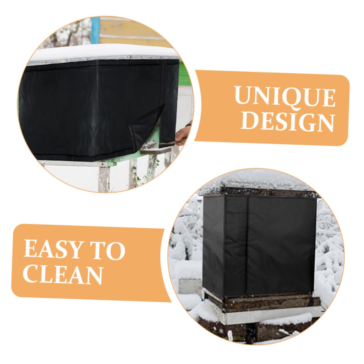 Beehive Cover Oxford Insulated Protective Cover for Beehives Cold Wind-Resistant Comfortable for Harsh Weather Conditions