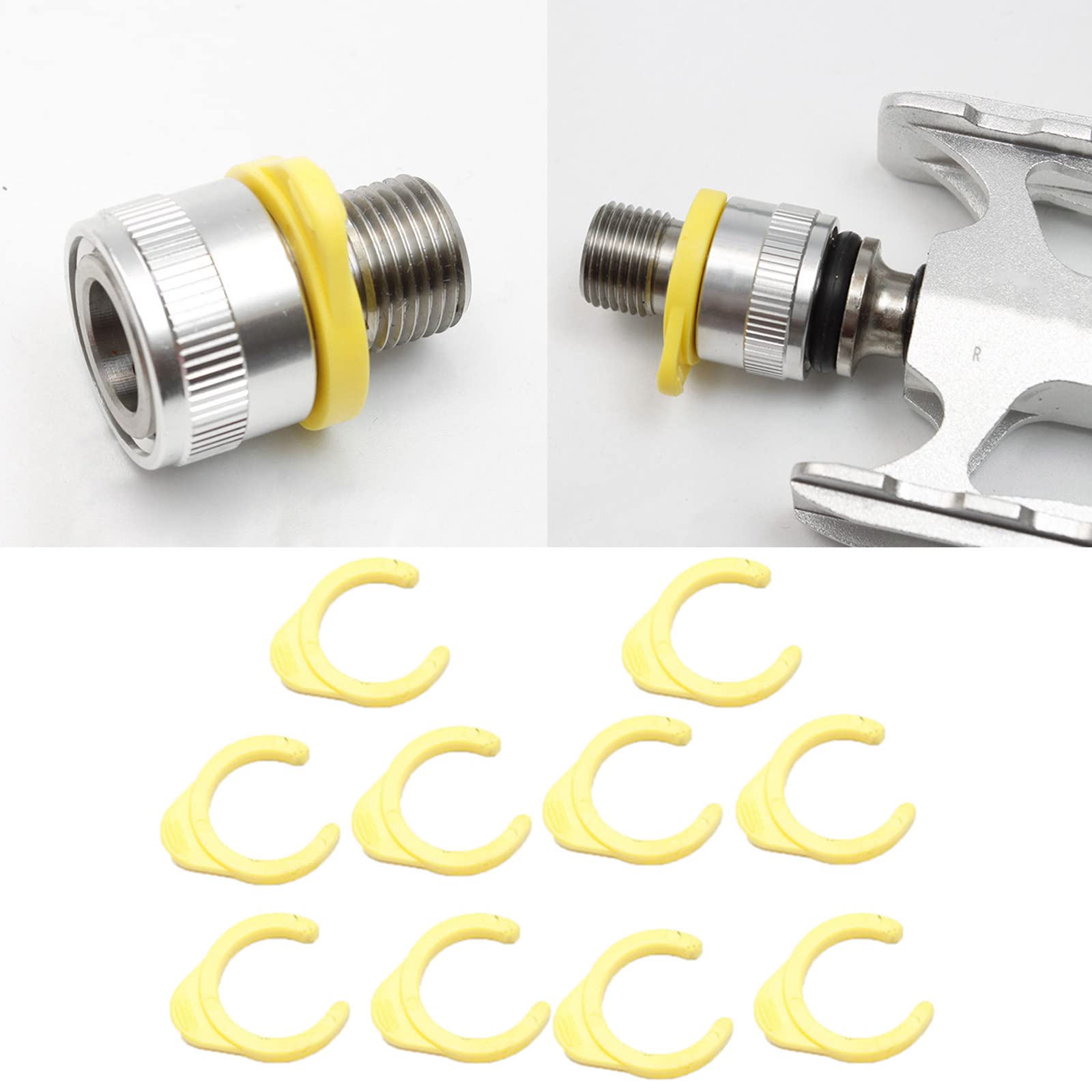 10 Pieces Quick Release Lock for Protection Buckle Avoid Automatic Unlocking of Pedals for Folding Bike Ped Quick Release Locking Bike