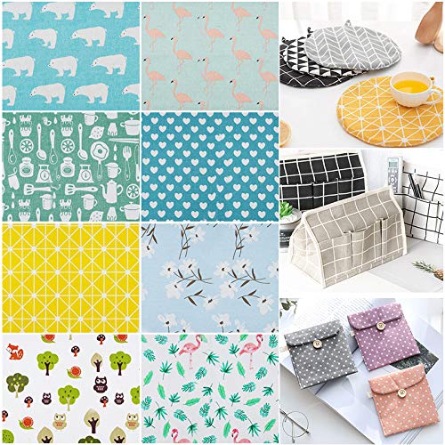 Amazon.com: MSCFTFB 14 Pieces Assorted 7 Designs Square Fabric