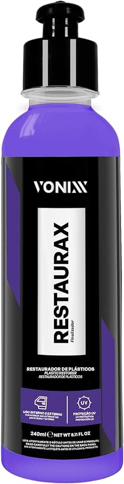 Restaurax 240ml Vonixx Restaurador Revitalizador Plástico