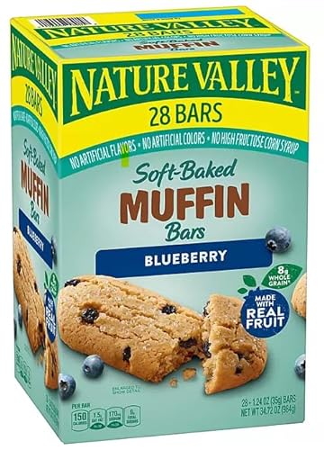 Natures Valley Soft Baked Blueberry Muffin Bars, 28 ct.