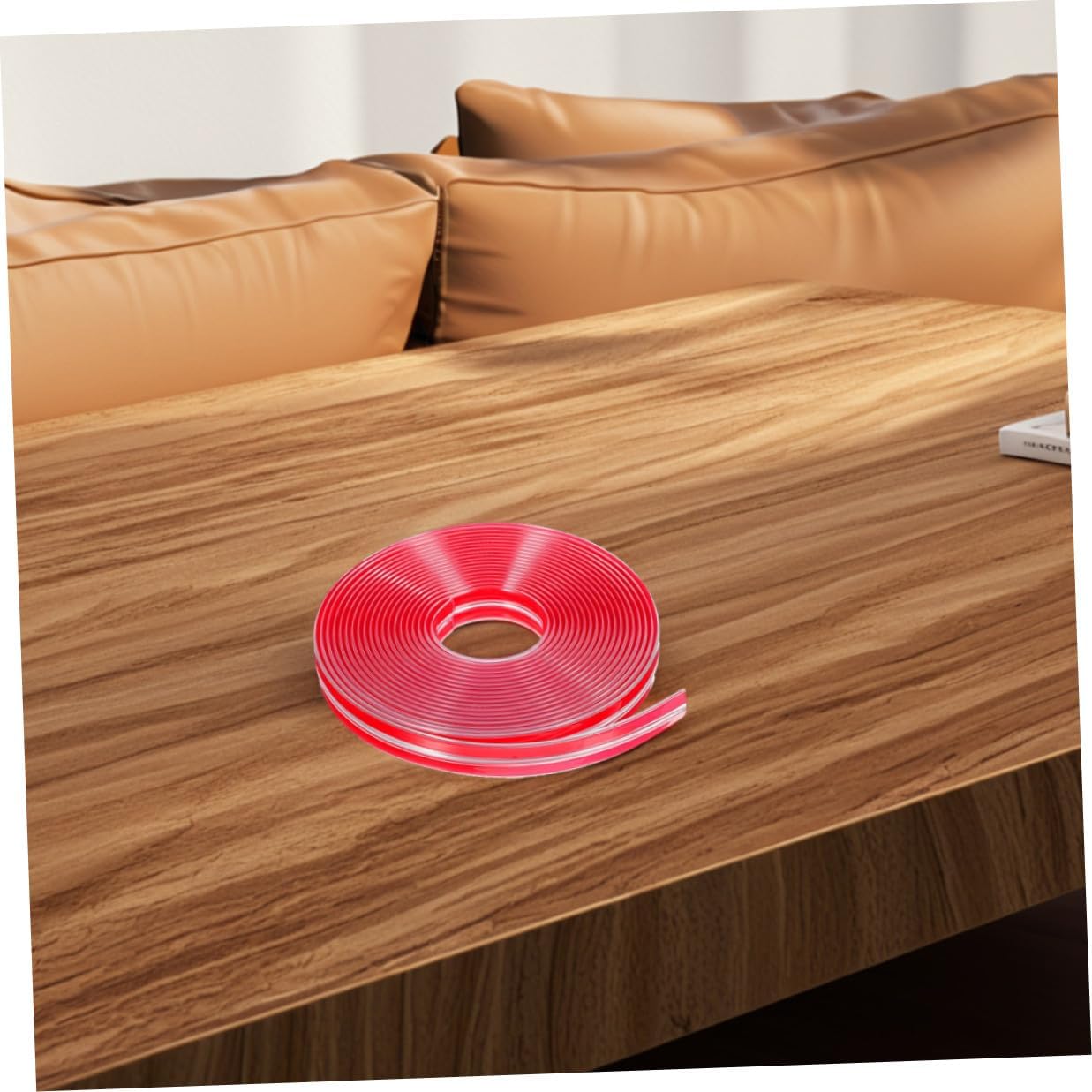 FUOYLOO Furniture Corner Guards 20mm Soft Edge Protectors Safety Bumpers with 5m Strip and 4 Angle Covers for Home Table Edge Proofing