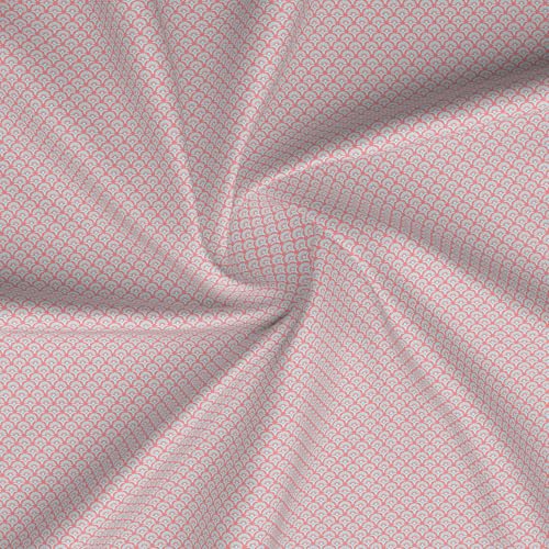 Image of BOUTIQUE LIVING Heritage Walk 100% Egyptian Cotton 200 TC Pink Ethnic Print Single Bedsheet with 1 Pillow Cover