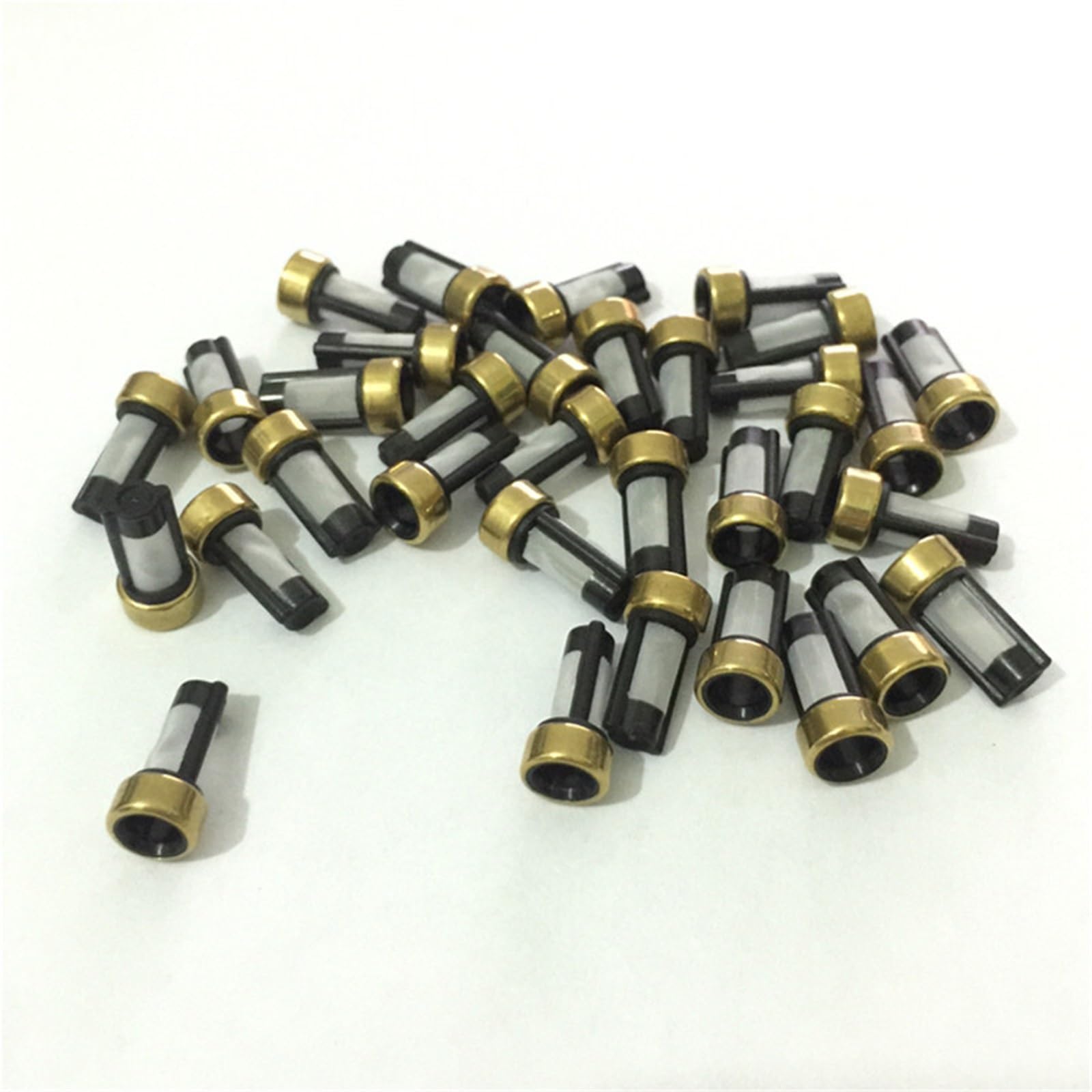 Zestaw do wtryskiwacza Pasuje do wtryskiwaczy paliwa bosch 100 sztuk uniwersalny mikrofiltr wtryskiwacza 12 * 6 * 3mm filtr koszowy