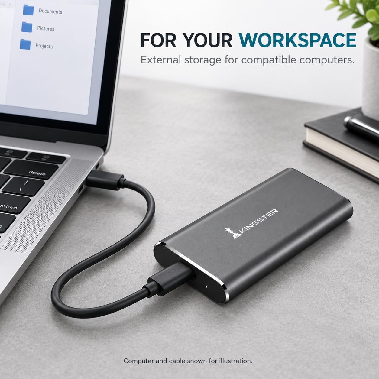 KINGSTER 512GB Portable SSD - Fast & Portable Storage -9
