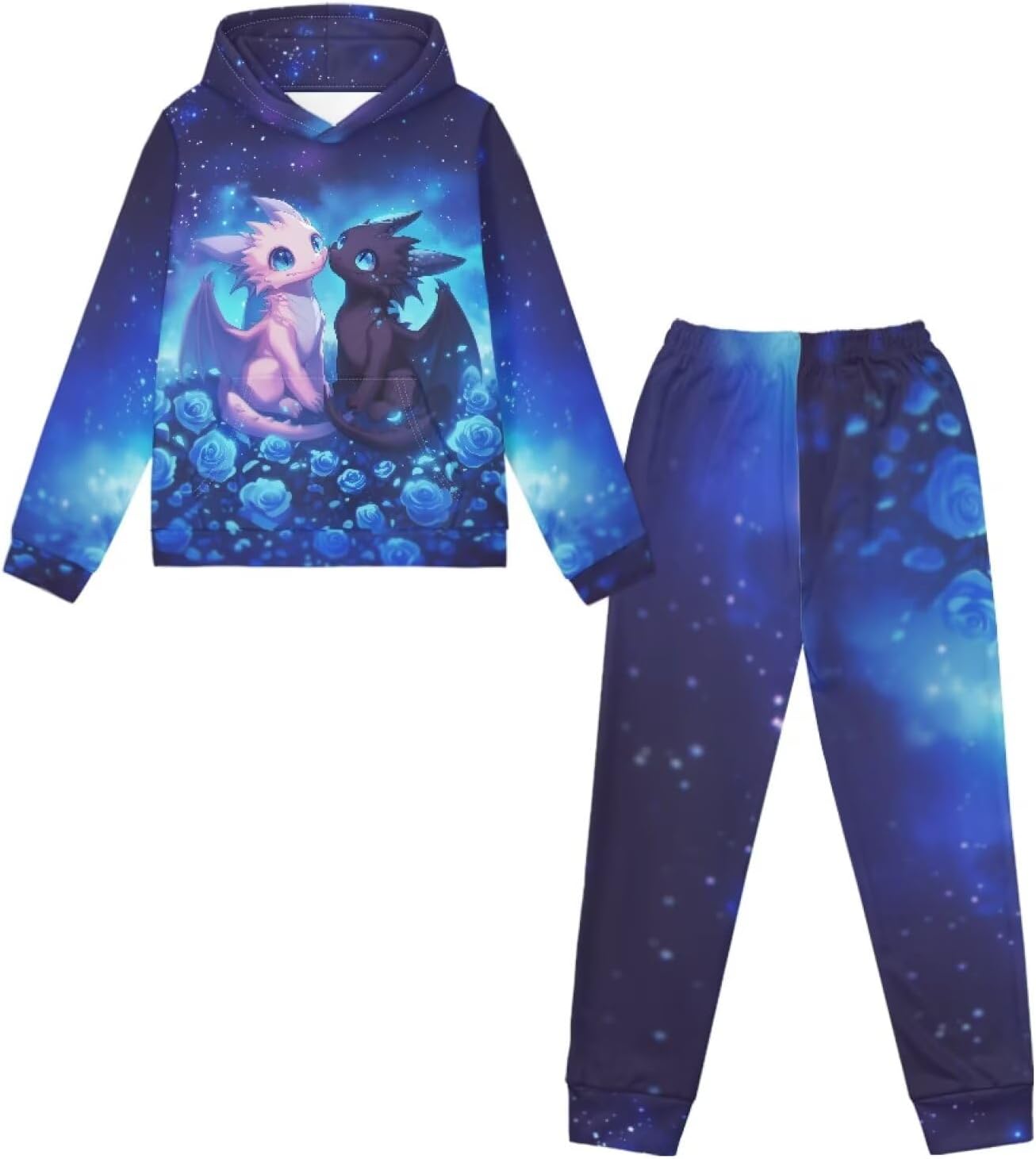 DISNIMO School Outfits for Girls Clothing Sets Cute Sweatsuit Set Kids Hoodies Pullover Sweatshirt and JSweatpants Pants