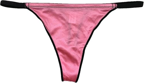 Miniatura 4 de Colorful Star Paquete de 5 tangas de satén para mujer, con espalda en V