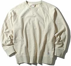 Fruit of the Loom [FRUIT OF THE LOOM] Crew Neck Sweatshirt French Terry 12oz Classic Fit Hemstitched with Name Tag Logo Patch with Gusset
