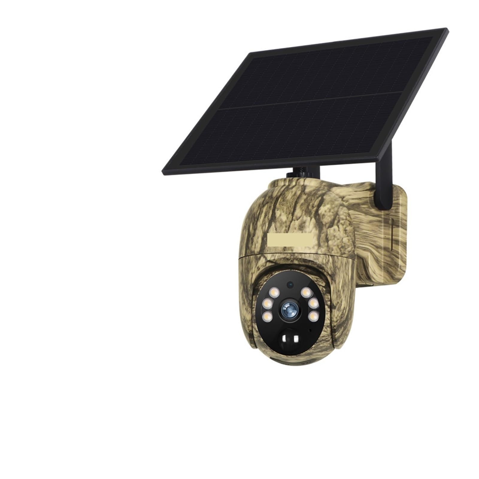 Telecamera PTZ Solare 4G WiFi 2K Sicurezza Esterna | Vista Live 360°, Corpo Mimetico, Alimentazione Batteria Per Monitoraggio Fauna Selvatica(4MP WIFI Add 128G)