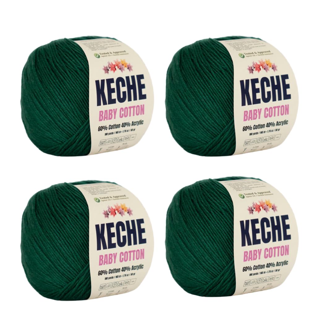 Estako Happy Cotton 4110 Fil Acrylique 60 % Coton 40 % Acrylique Doux Pour Crochet Et Tricot 50 G 165 M Blanc