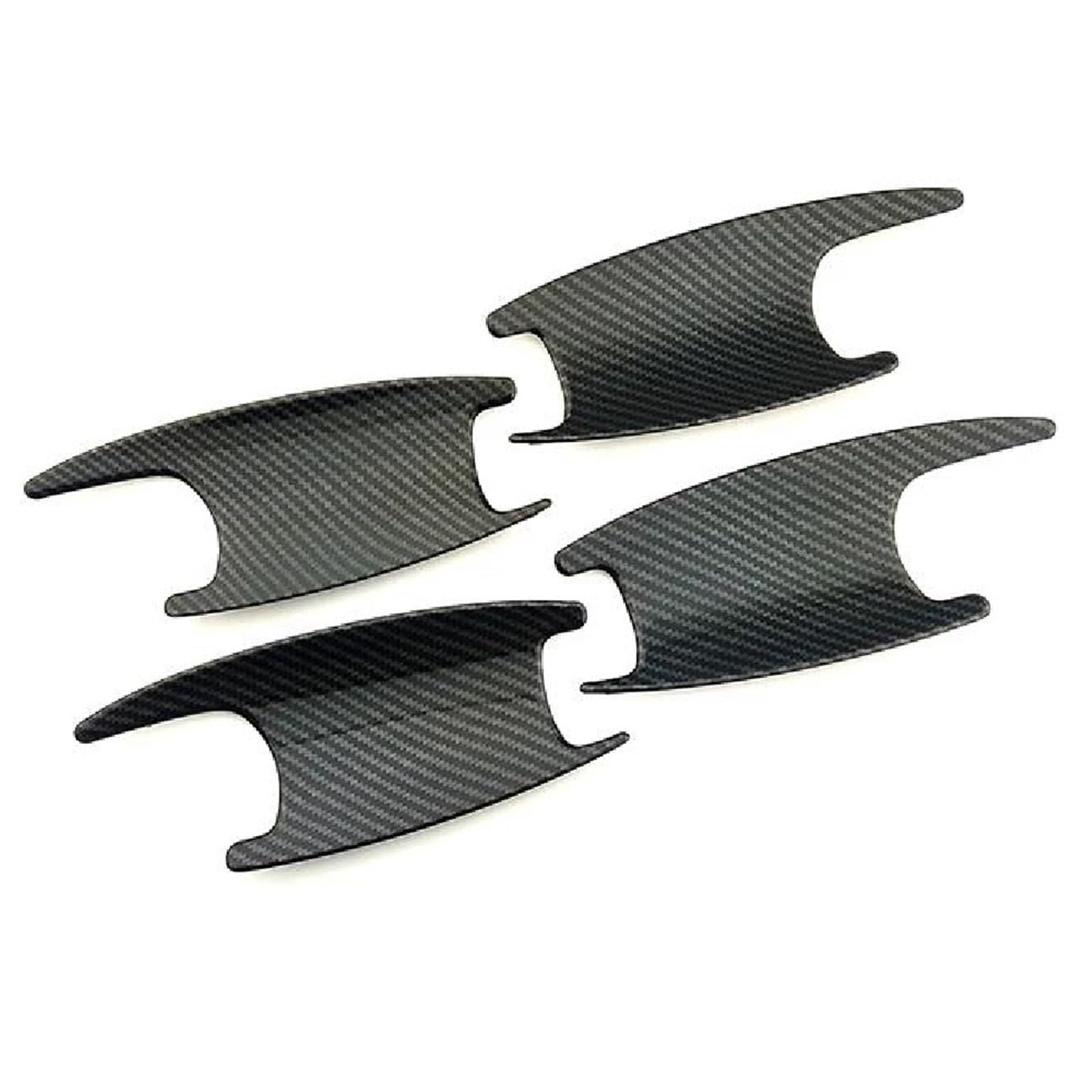 Noheeu Black2 Car Exterior Door Handle Bowl Cover Modify Frame Trim Parts For Benz A B C E Cla Glb Glc Class 2020 2021(Black2)