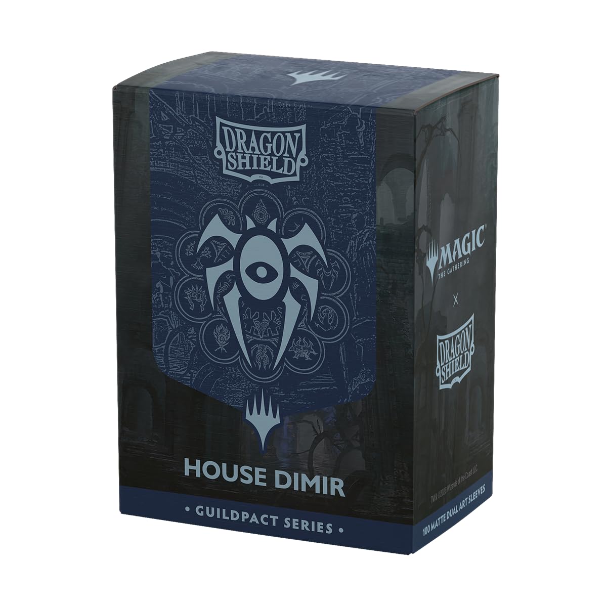 Dragon Shield | Matte Dual Art Sleeves | MTG Guildpact Series | 100 CT - Smooth & Tough Premium TCG Sleeves | Compatible with Pokemon, Flesh & Blood, One Piece & Magic the Gathering | House Demir