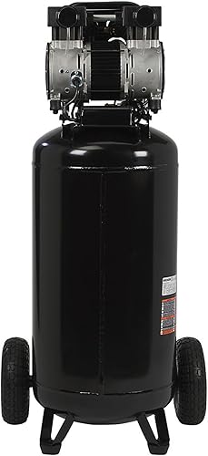 Miniatura 9 de NorthStar Compresor de aire eléctrico silencioso portátil, 1.5 HP, 26 galones, 4 SCFM  90 PSI