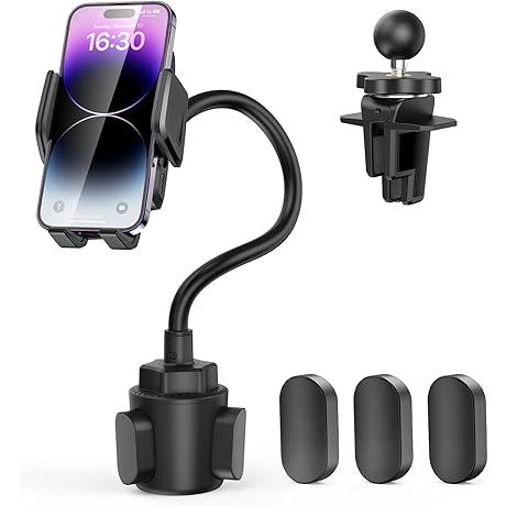 CupFone XL with Extension - The Perfect Cup Holder Solution!