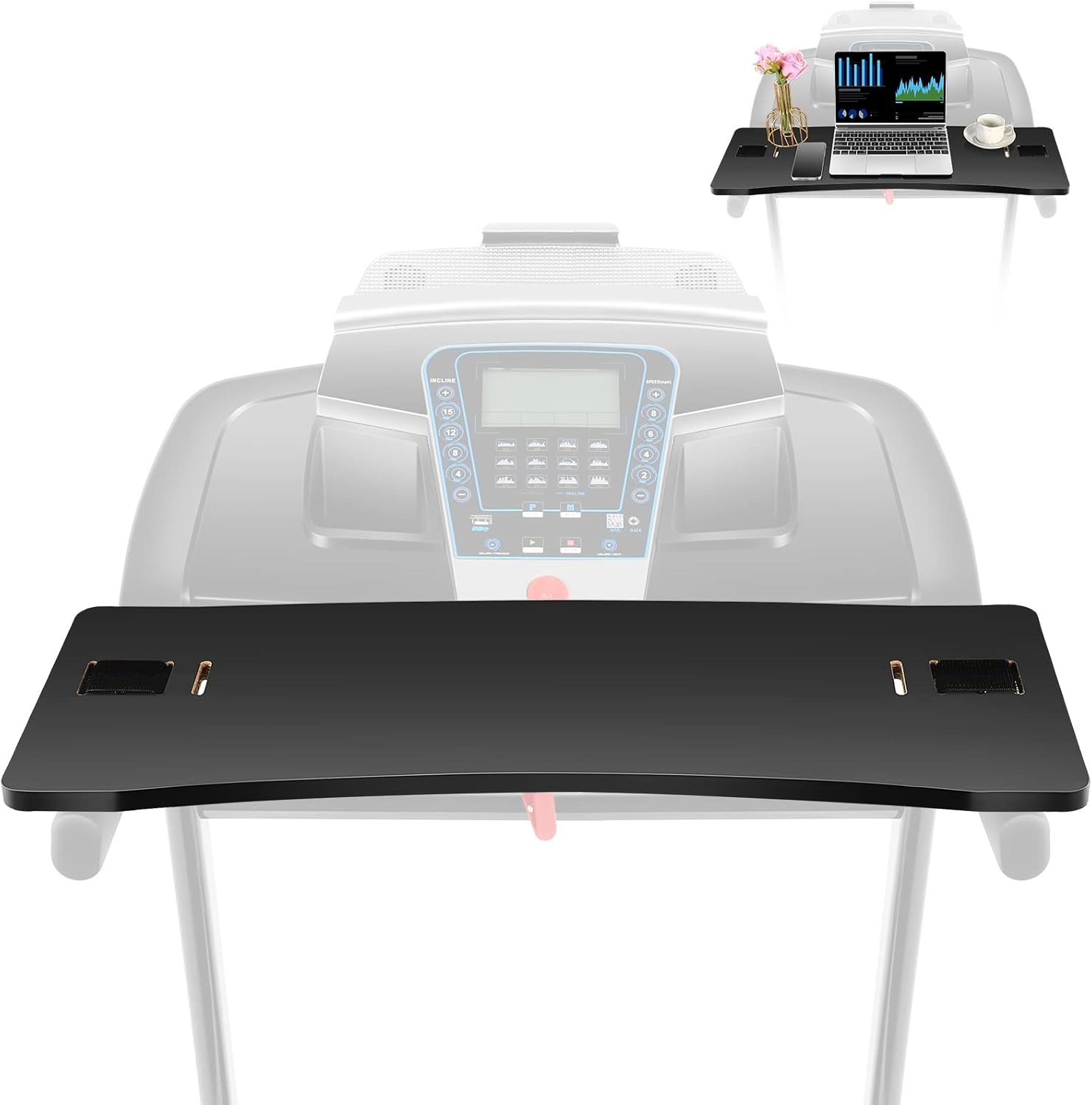 FUNMILY Wooden Laptop Treadmill Desk Holder Standing Desk