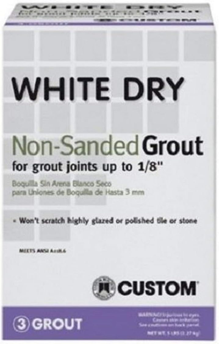 Building Product WDG5 5 lb Non-Sanded White Tile Grout