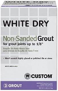 Custom Building Product WDG5 5 lb Non-Sanded White Tile Grout