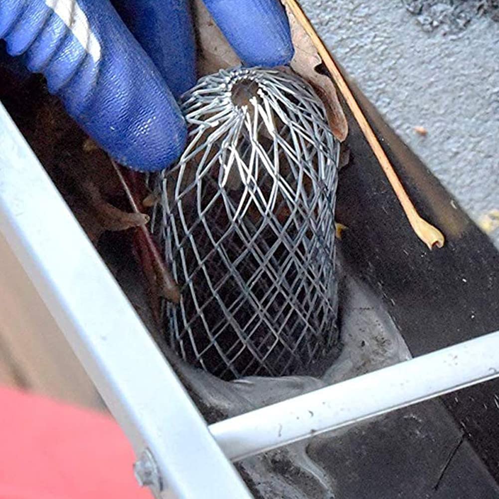 Dele Dachrinnenschutz Aus Aluminium – 7,6 Cm Breit, 6 Stück, Gegen Laub & Schmutz