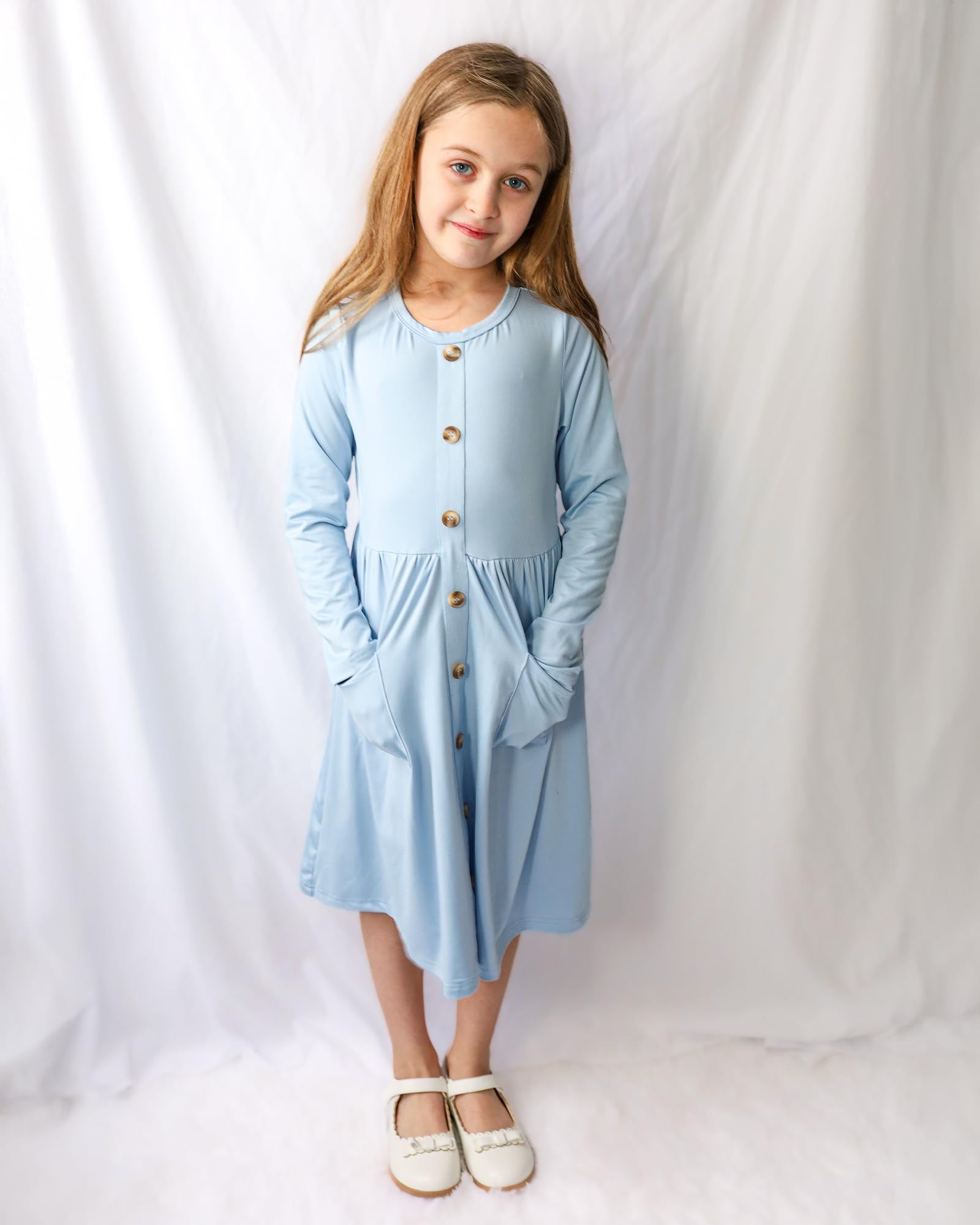 Stelle School Shoes for Girls Uniform Mary Jane Dress Shoes Flats Church Music Recitals(Little/Big Kids)(White,12ML)