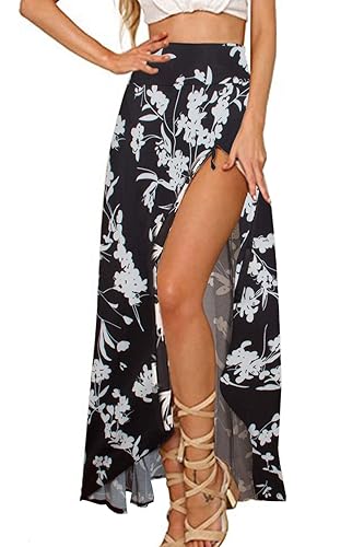 Yonala Womens Boho Floral Tie Up Waist Summer Beach Wrap