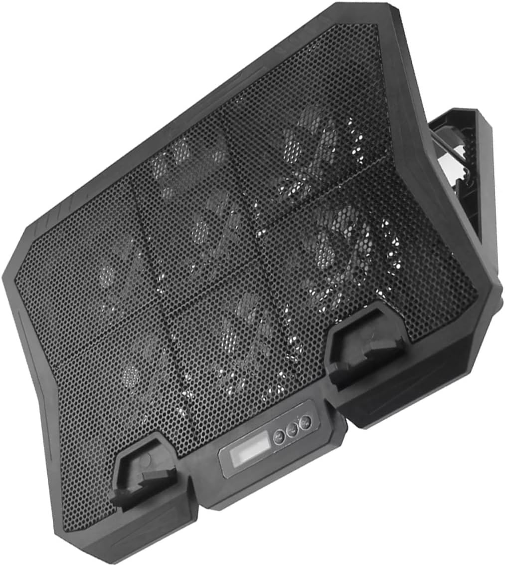 Laptop Cooling Pad 15.6 Inch Laptop Stand Cooler with Quiet Fan Adjustable Speed Blue Light for Notebook Cooling and Overheat Prevention
