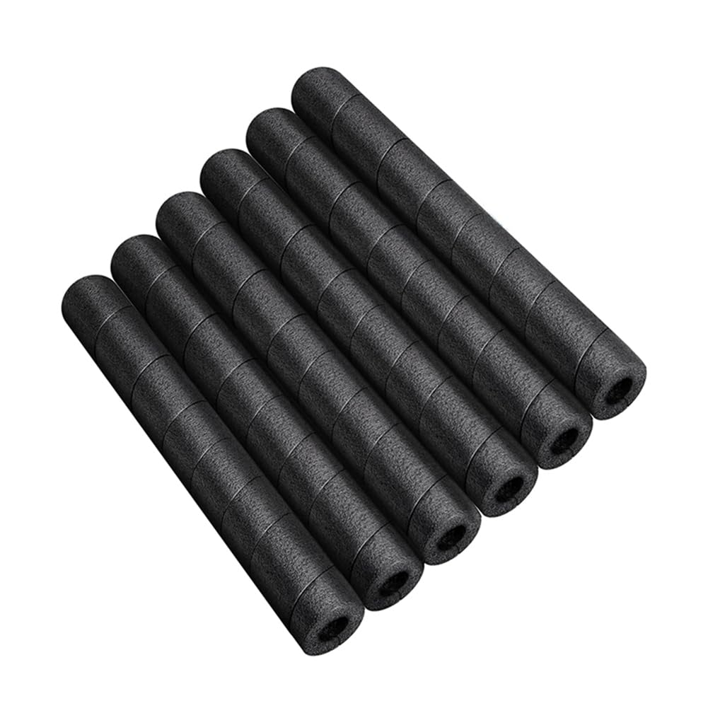 Pomoflexi Pipe Insulation Foam Tube Foam Pipe Soft Foam Tubing Insulation Wrap Spiral Basement Pole Cover Protector