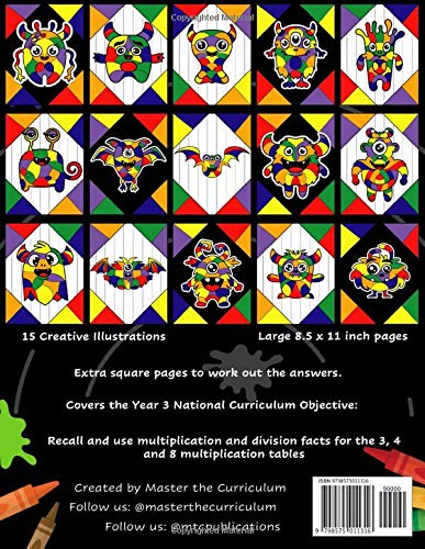 Year 3 Colour by numbers: Multiplication and Division (Year 3 Maths Books) - Image 2