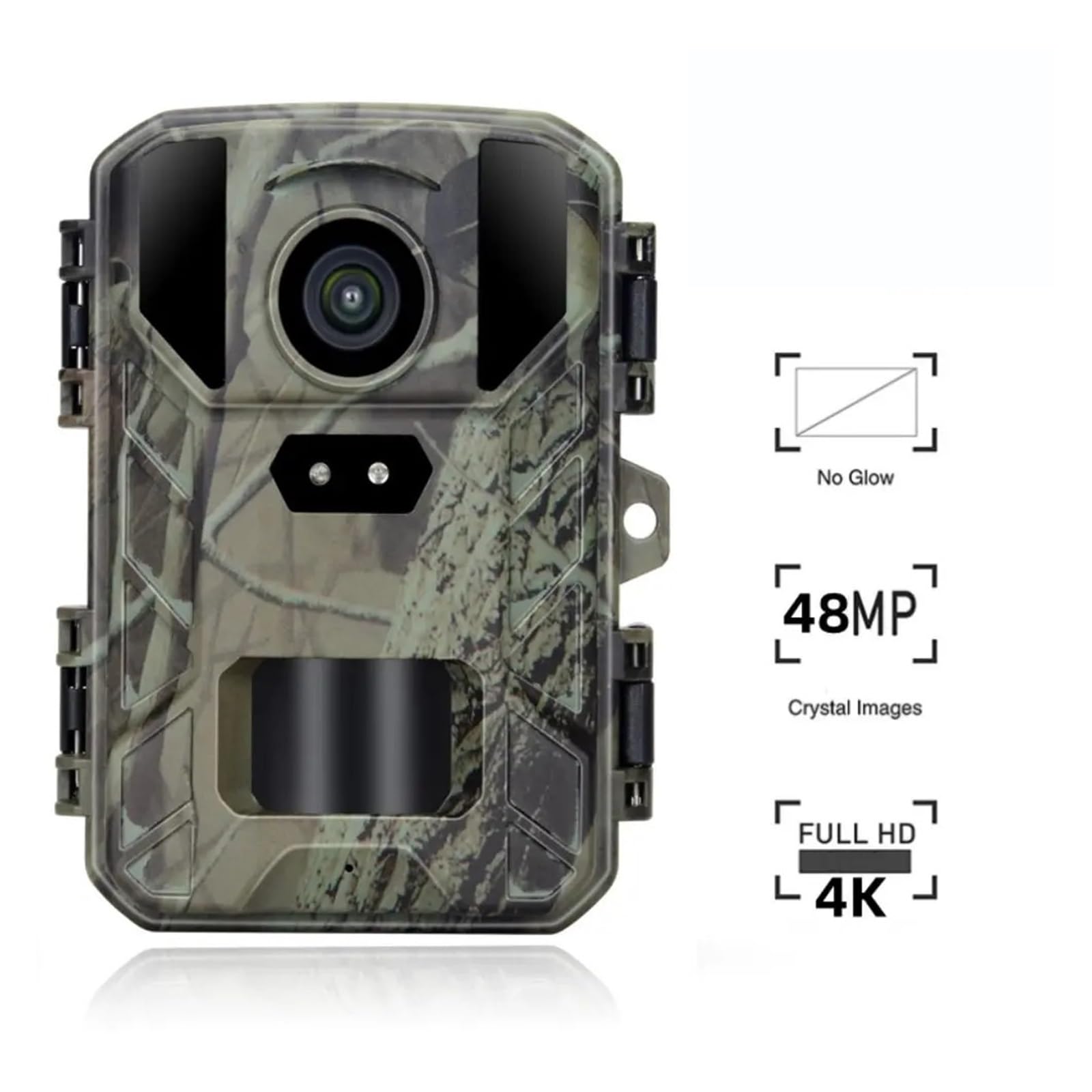 Outdoor HD4K A Raggi Infrarossi Low Glow Arction Macchina Fotografica 48MP Mini Trail Gioco Di Visione Notturna IP66 Impermeabile Caccia Della Fauna Selvatica Trappola Cam Immagini E Video Nitidi