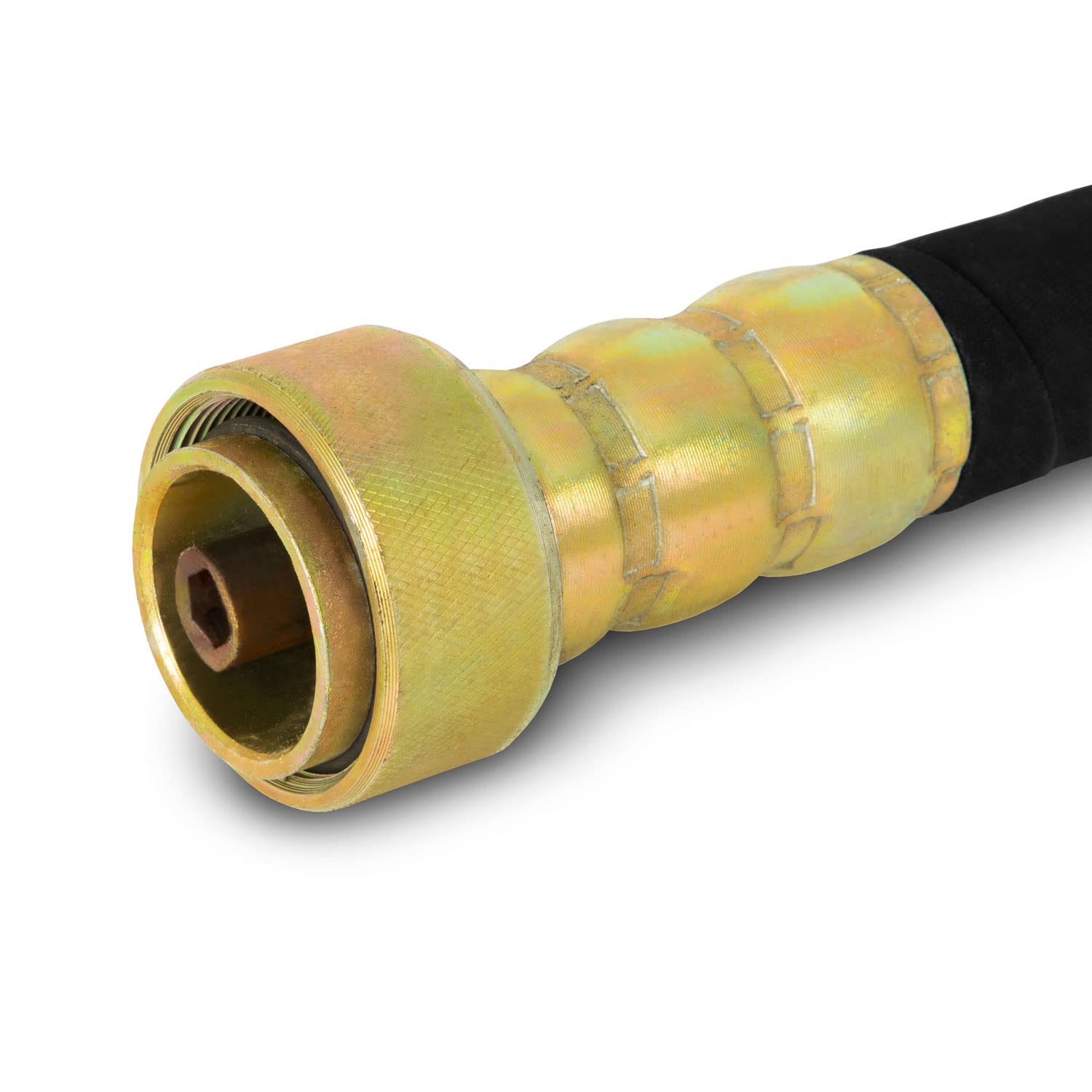 EBERTH Botella vibradora, pieza de recambio para vibrador de hormigón, diámetro 35mm, longitud 1,5m, conexión a compactador de hormigón, botella vibradora reforzada con acero, tratada térmicamente