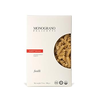 Monograno Felicetti Kamut Fusilli Pasta Italian Organic Non-GMO 17.6oz 500g