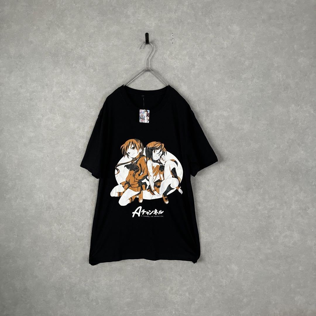 Amazon.co.jp: 公式 Aチャンネル Aチャン Tシャツ アニメT 黒 : おもちゃ