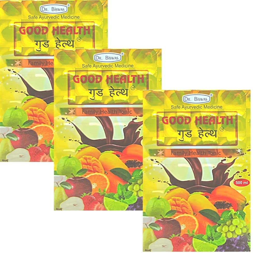 Dr. Biswas Good Health Family Health Tonic for entire family.(PACK OF 3)