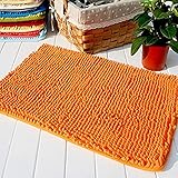 Hughapy® Orange Super Soft microfiber carpet / doormat / floor mat / bedroom / kitchen area rug carpet (31