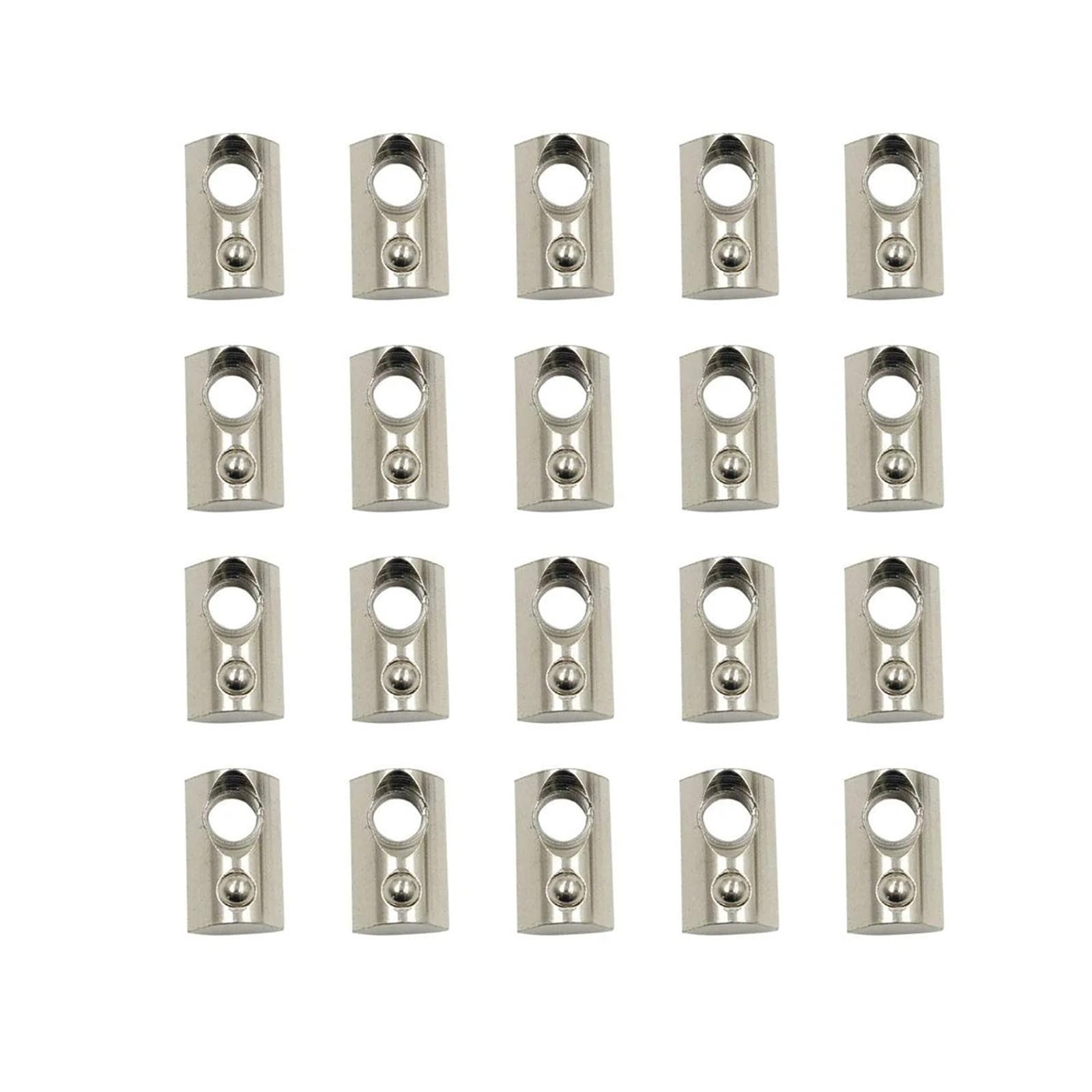 Écrou de blocage M5 profilé aluminium série 30 anti-chute pour montage vertical