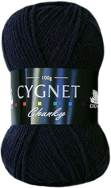 Cygnet Chunky Navy Yarn - 100g