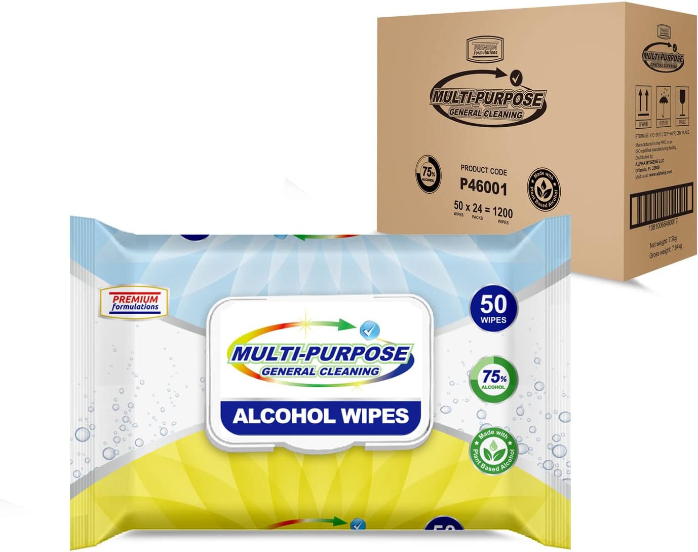 FreshnapsInstitutional & Restaurant Grade Table Cleaning Wipes - Multi-Purpose (50 Count x 24 Pack = 1200 Wipes)