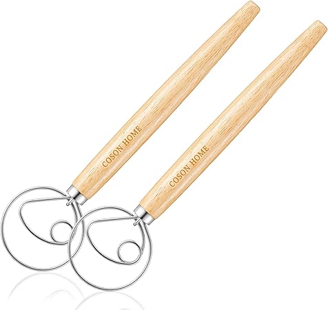 2-Pack Coson Home Danish Dough Whisk