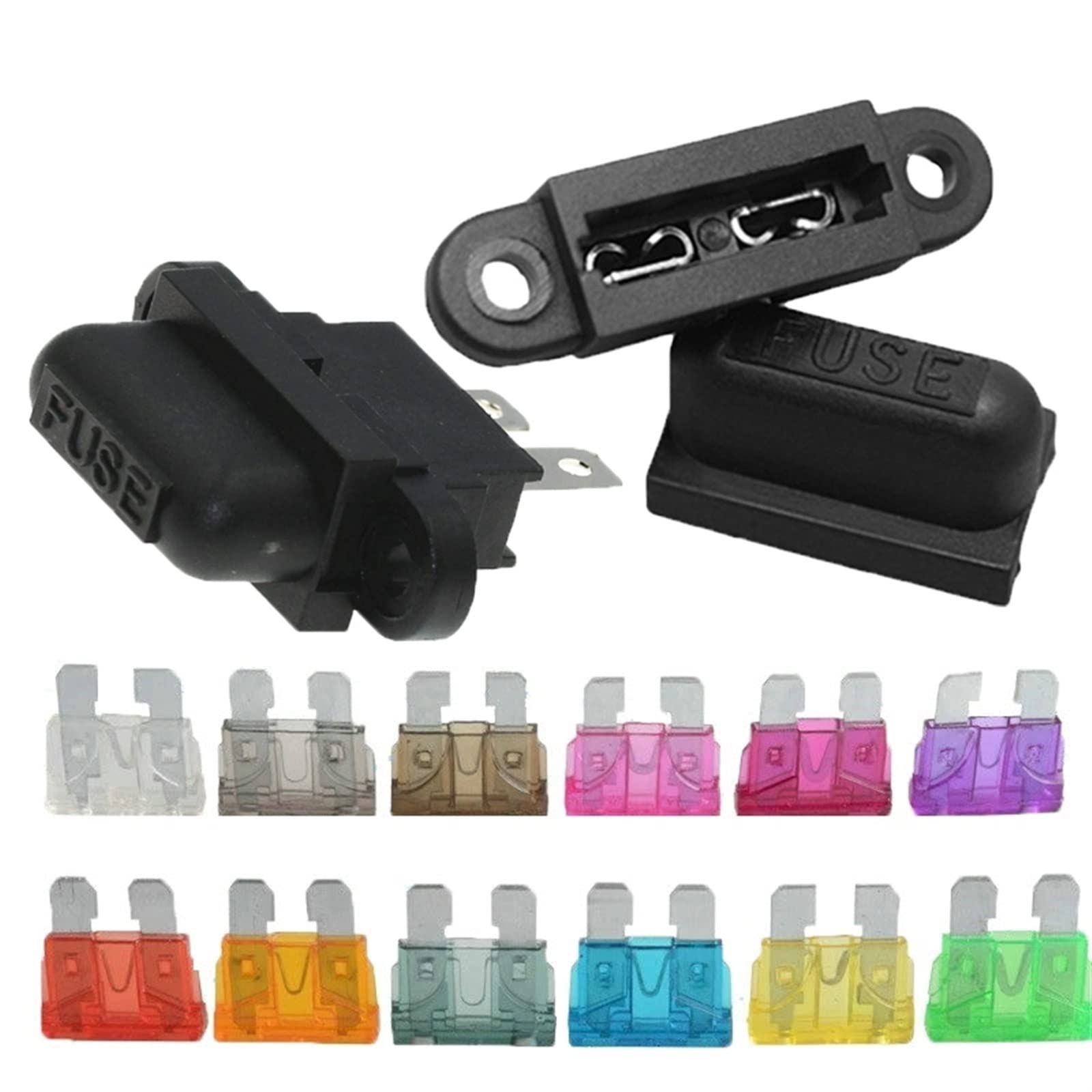 Portafusibles medio estándar for coche a prueba de agua de 5 uds. (Size : 15A)
