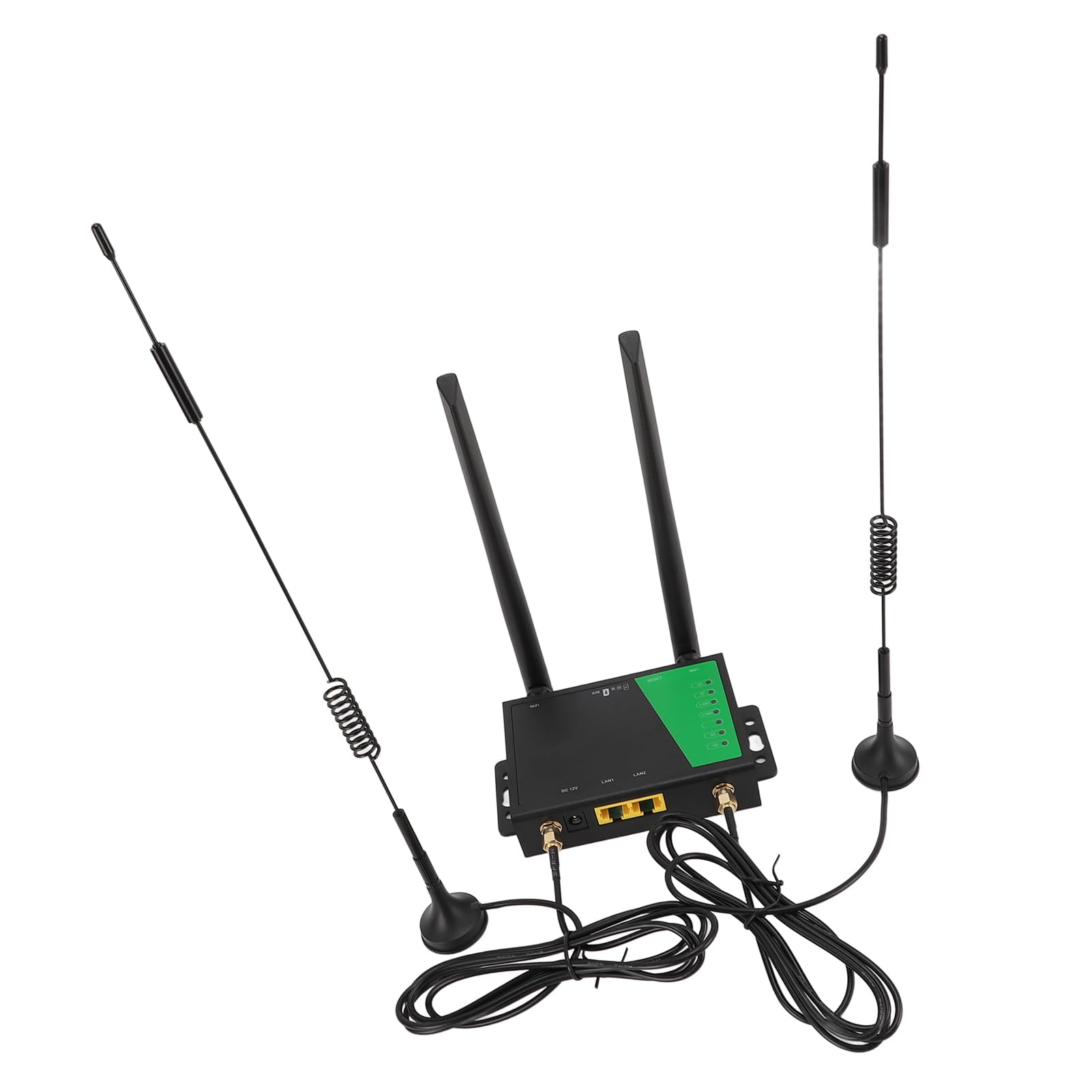 Router WiFi 4G LTE Sbloccato, Modem Internet Mobile, 300 Mbps, | Modem con Slot SIM Standard, Scocca ABS, per Telefono, Tablet, Laptop, 2,4GHz e 4 Antenne