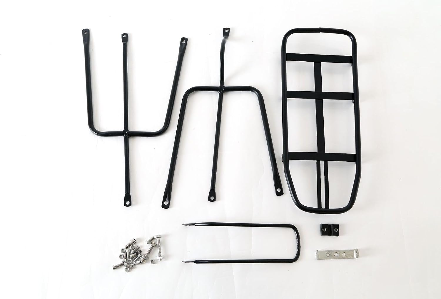 Bicycle Cargo Rack Rear Bike Rack,Bike Luggage Rack fits Most Mountain Bikes and Road Bikes,130 lbs(60KG) Capacity