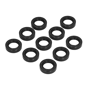NBR Oil Seal, 10 PCS Automotive Engine Parts Oil Seal 25x40x10mm for Preventing Lubricating Oil Leakage