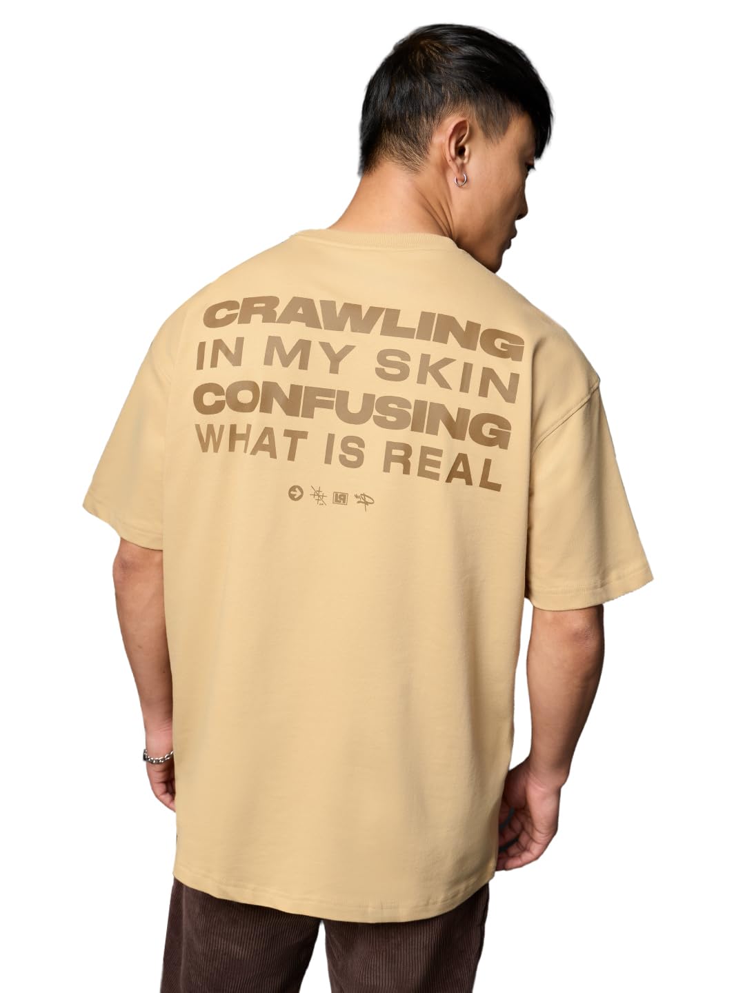 The Souled Store Linkin Park T-Shirt für Herren und Jungen, kurzärmelig, Rundhalsausschnitt, Grafikdruck, lässig, leicht, schulterfrei, modisch, Streetwear
