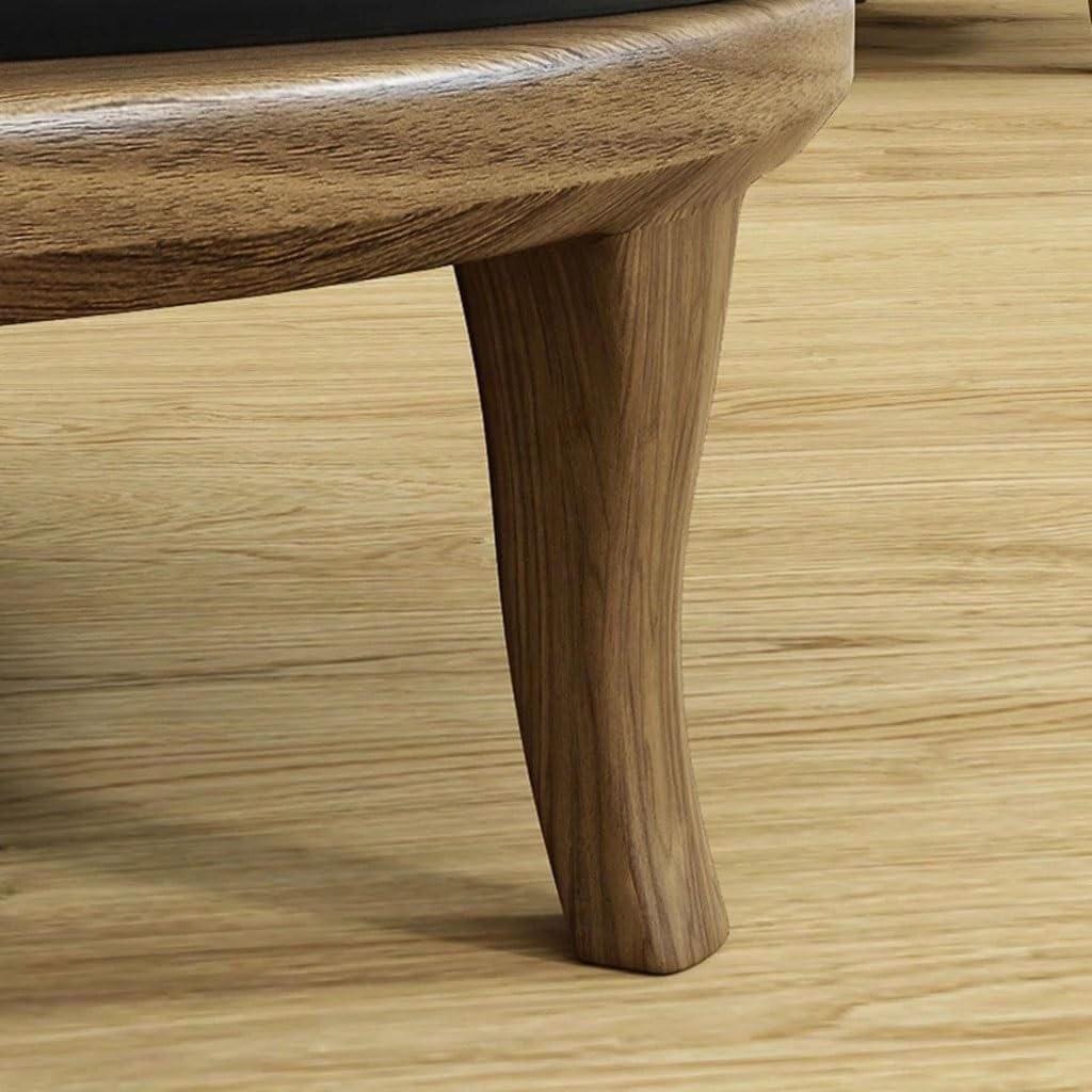 Foot Stool Round Shoe-Changing Stool, Nordic Door Stool, Living Room Sofa Stool, Suitable for Coffee Table, Bedroom, Farmhouse Entryway Bench