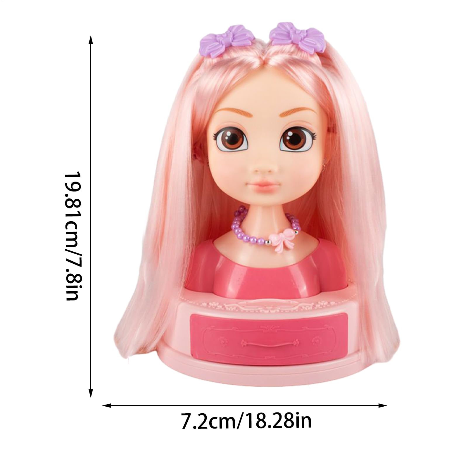 Kit di trucco per acconciatura, giocattolo stile allenatore, ferro arricciacapelli, con gioco di ruolo creativo, cassaforte e adatto per la scuola materna, ma