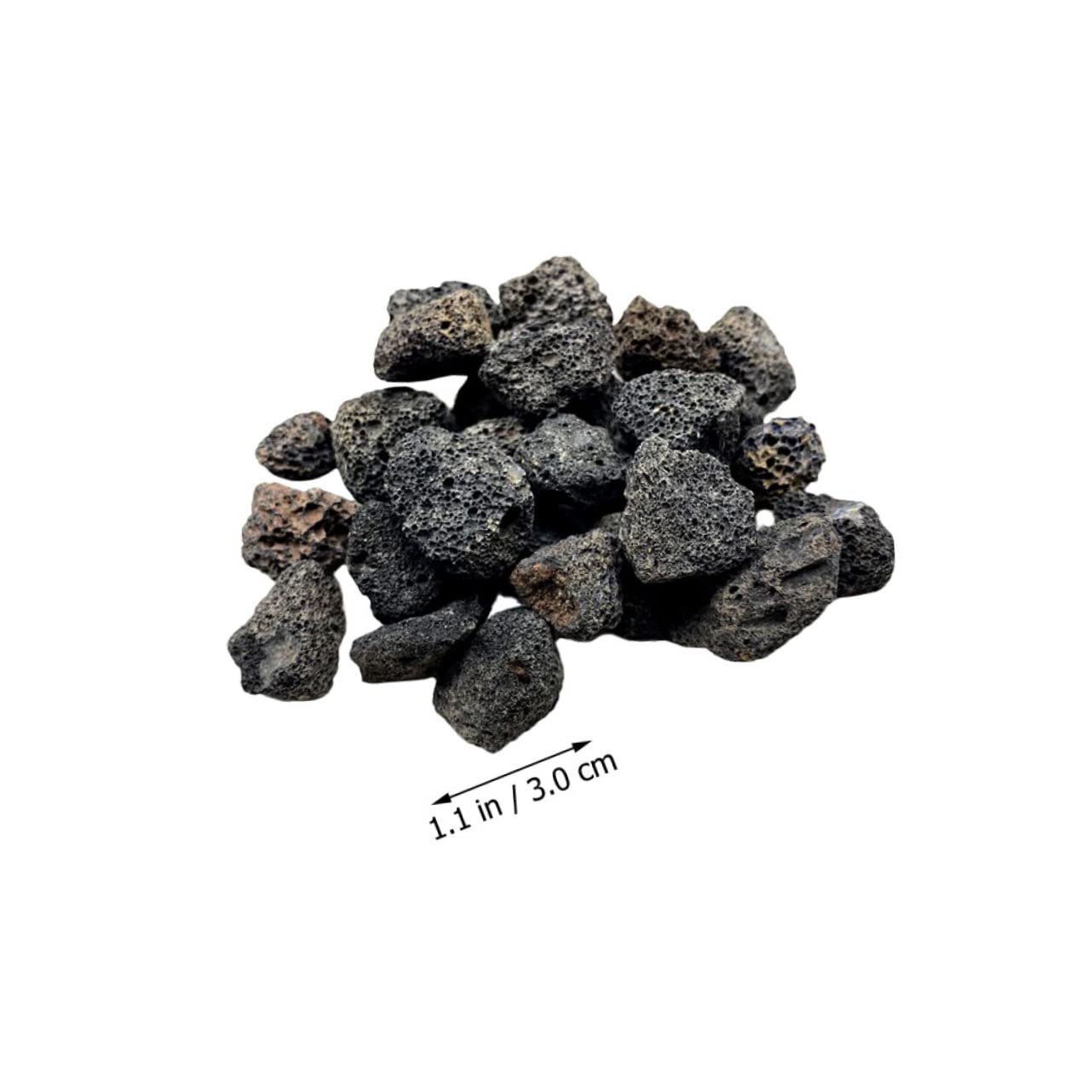 Happyyami Roches Volcaniques Naturelles pour Aquarium Décoration Élégante De Basalte Idéales pour Pots De Fleurs Et Aménagements Paysagers
