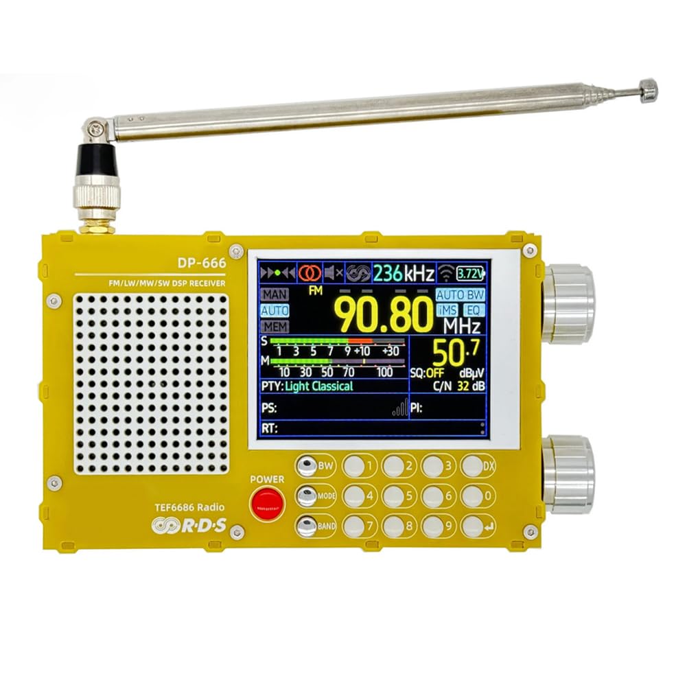 Amazon.com: DP-666 TEF6686 Full Band Radio, FM AM Shortwave