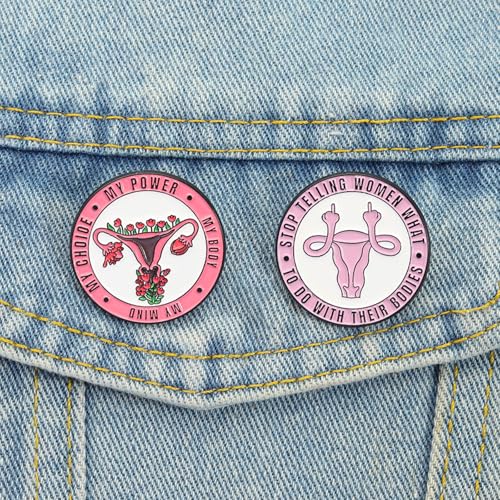 Image of Uterus Pin Medical Obgyn Pins Stethoscope Brooch Medicine Symbol Lung Brooch for Gynecologist Medical Doctors Nurse Gifts Jewelry