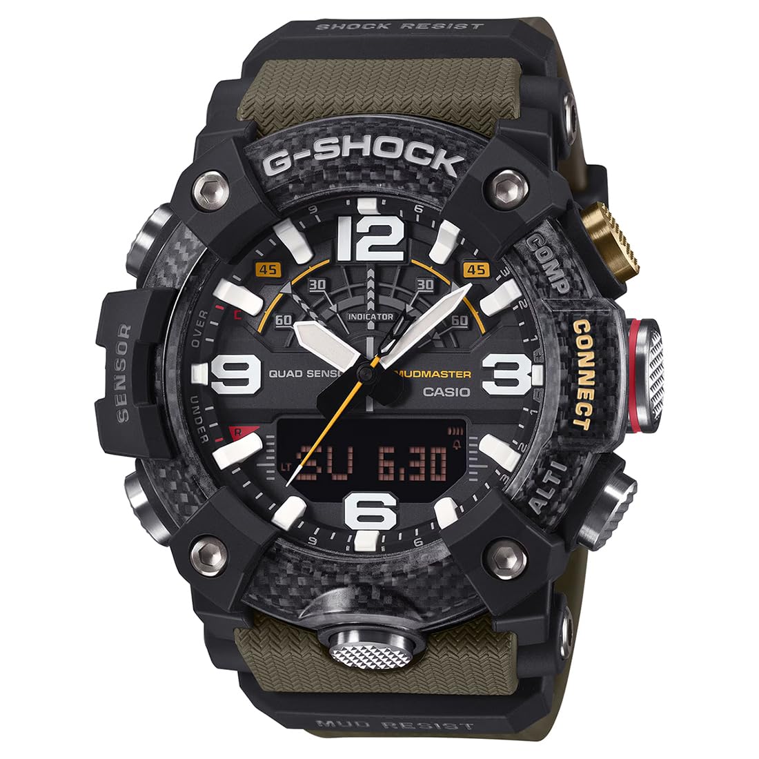 G-Shock GG-B100X-1A3DR Analog-Digital Green Watch Men (G1790)-image-49
